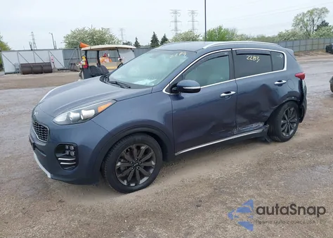 2018 Kia Sportage Ex z USA, uszkodzony, nr VIN KNDPN3AC0J7477840